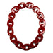 Horn & Lacquer Chain Necklace #11071 - HORN JEWELRY