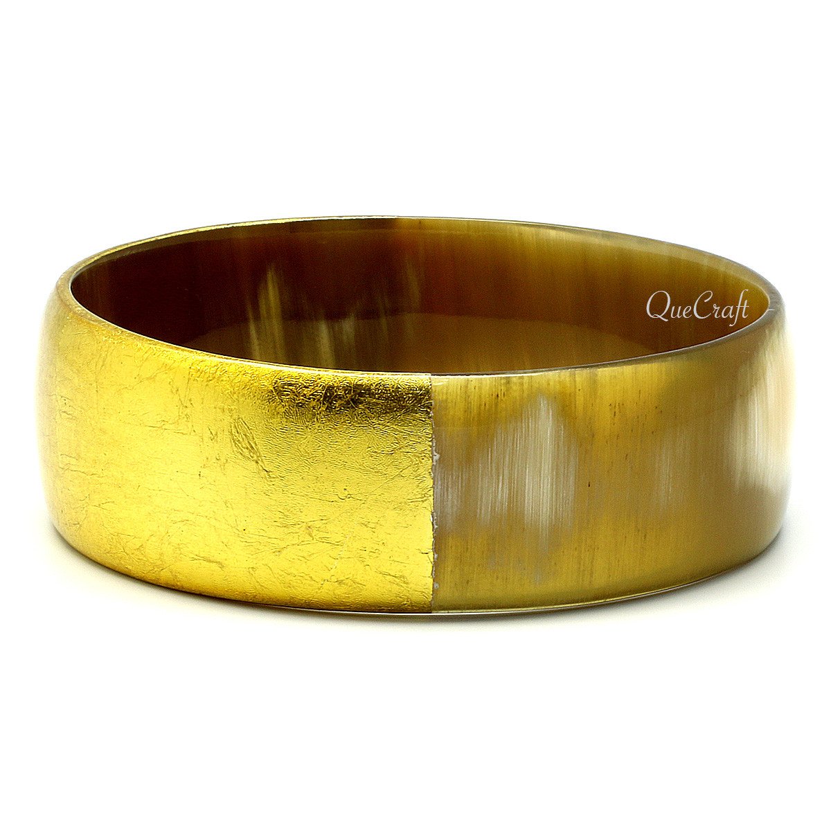 Horn & Lacquer Bangle Bracelet #7270 - HORN JEWELRY