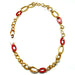 Horn & Lacquer Chain Necklace #11271 - HORN JEWELRY